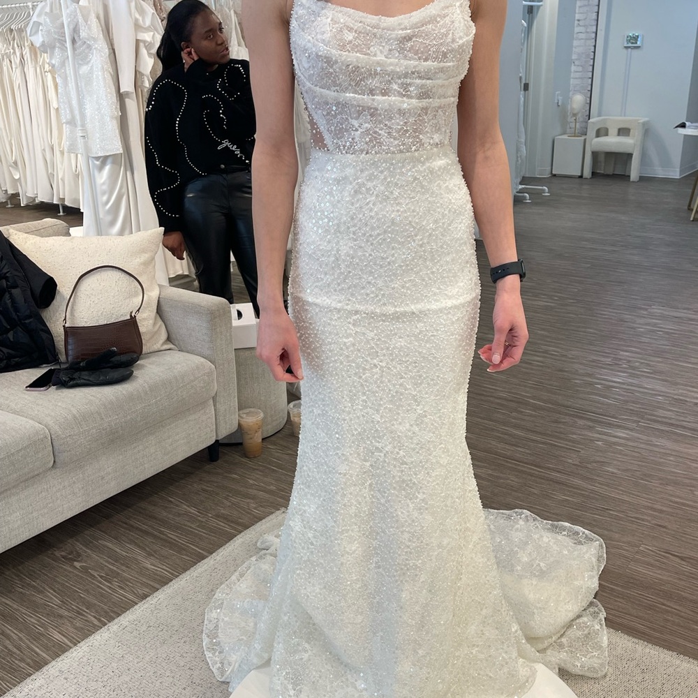Martina Liana White Lace Wedding Dress